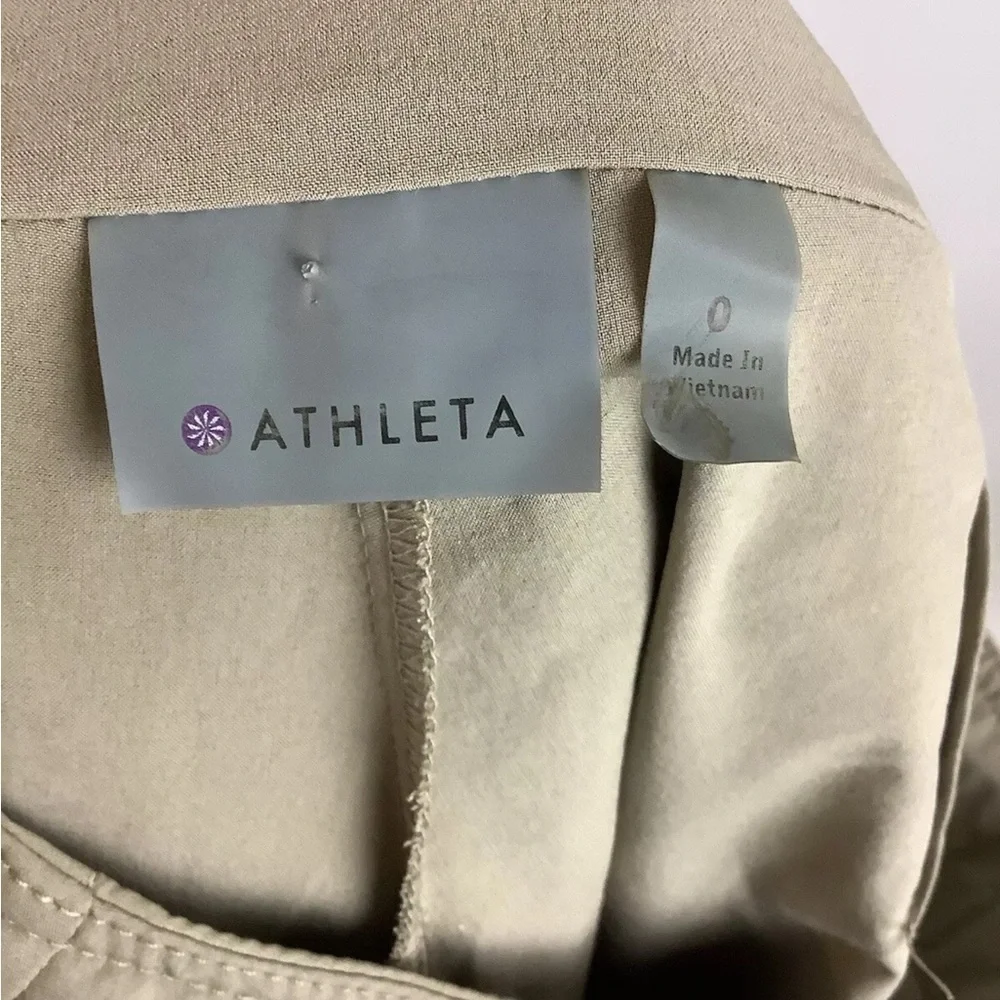 Athleta Sz 0 Everyday Skort Tan Recycled Polyester Spandex Flare Style